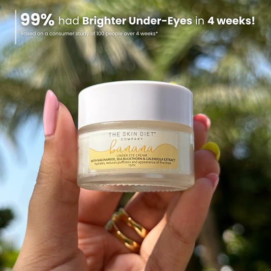 Banana Under-Eye Cream for Dark Circles & Dry Eyes