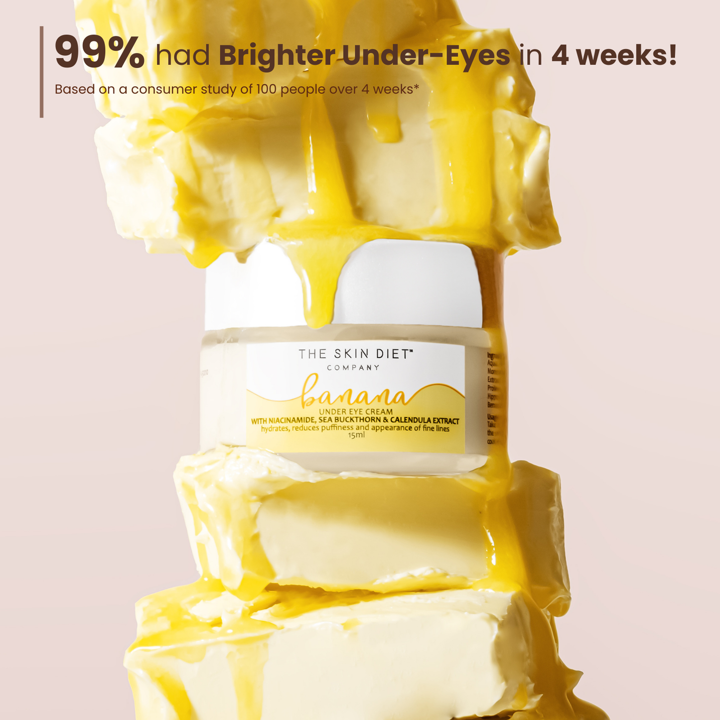Banana Under-Eye Cream for Dark Circles & Dry Eyes
