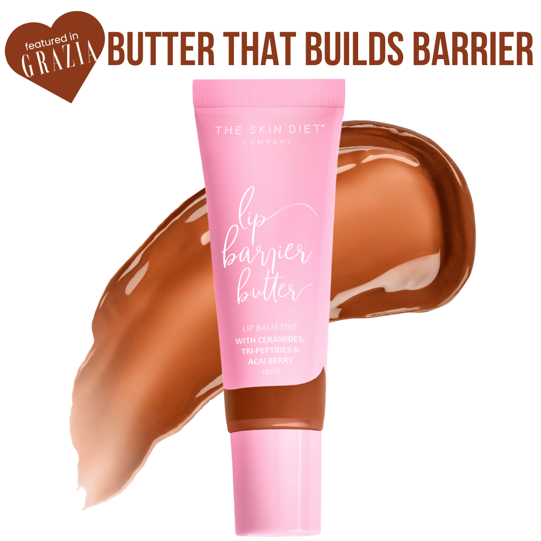 Lip Barrier Butter Balm to Brighten & Hydrate Lips - Chai Croissant
