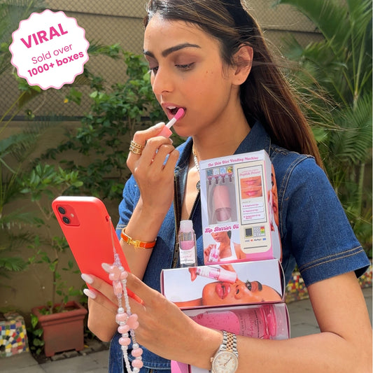 Unique Vending Machine with Lip Barrier Oil + Free Phone Charm