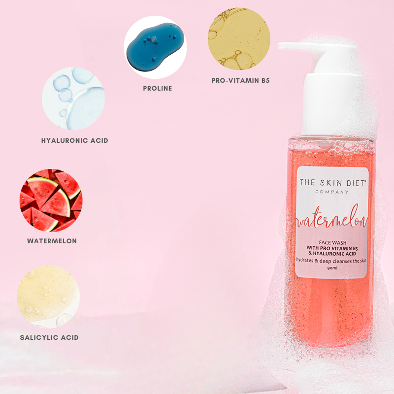 Free - Watermelon Facewash for Clear & Glowy Skin (30ml)