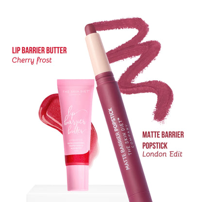 Berry Cherry Lip Combo (Cherry Frost Butter + London Edit Popstick)