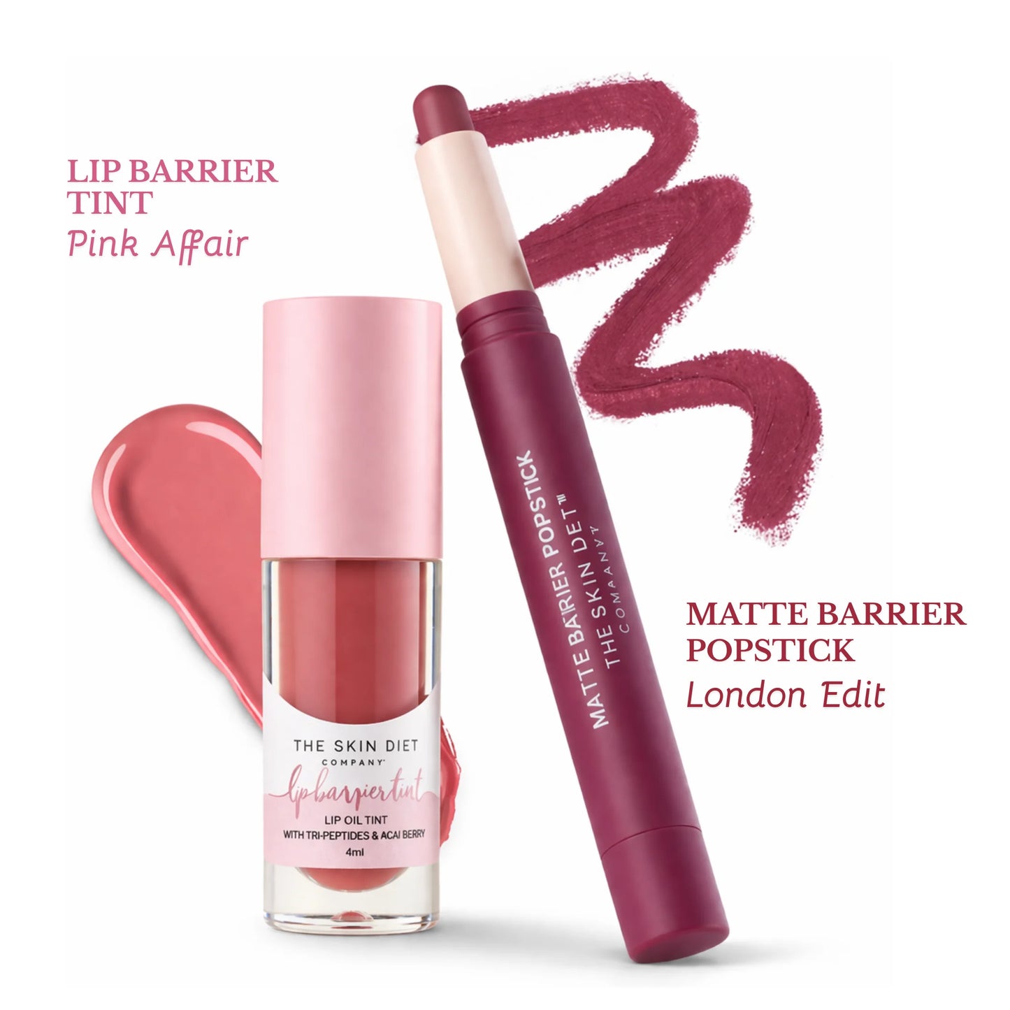 Pink Ombre (London Edit Popstick + Pink Affair Tint)