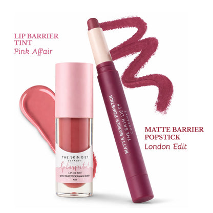Pink Ombre (London Edit Popstick + Pink Affair Tint)