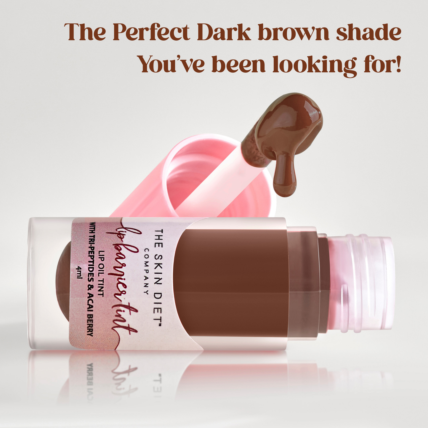 Lip Barrier Tint™️ with Peptides - Deep Brew