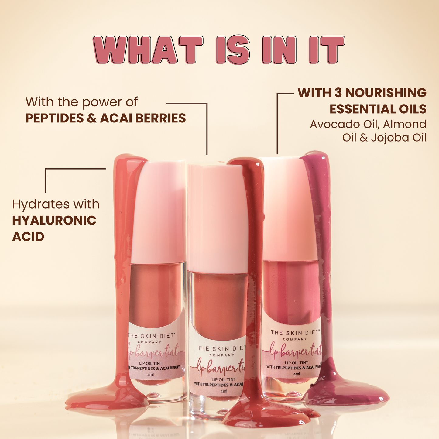 Lip Barrier Tint™️ with Peptides to Hydrate + Repair - Nude Pink