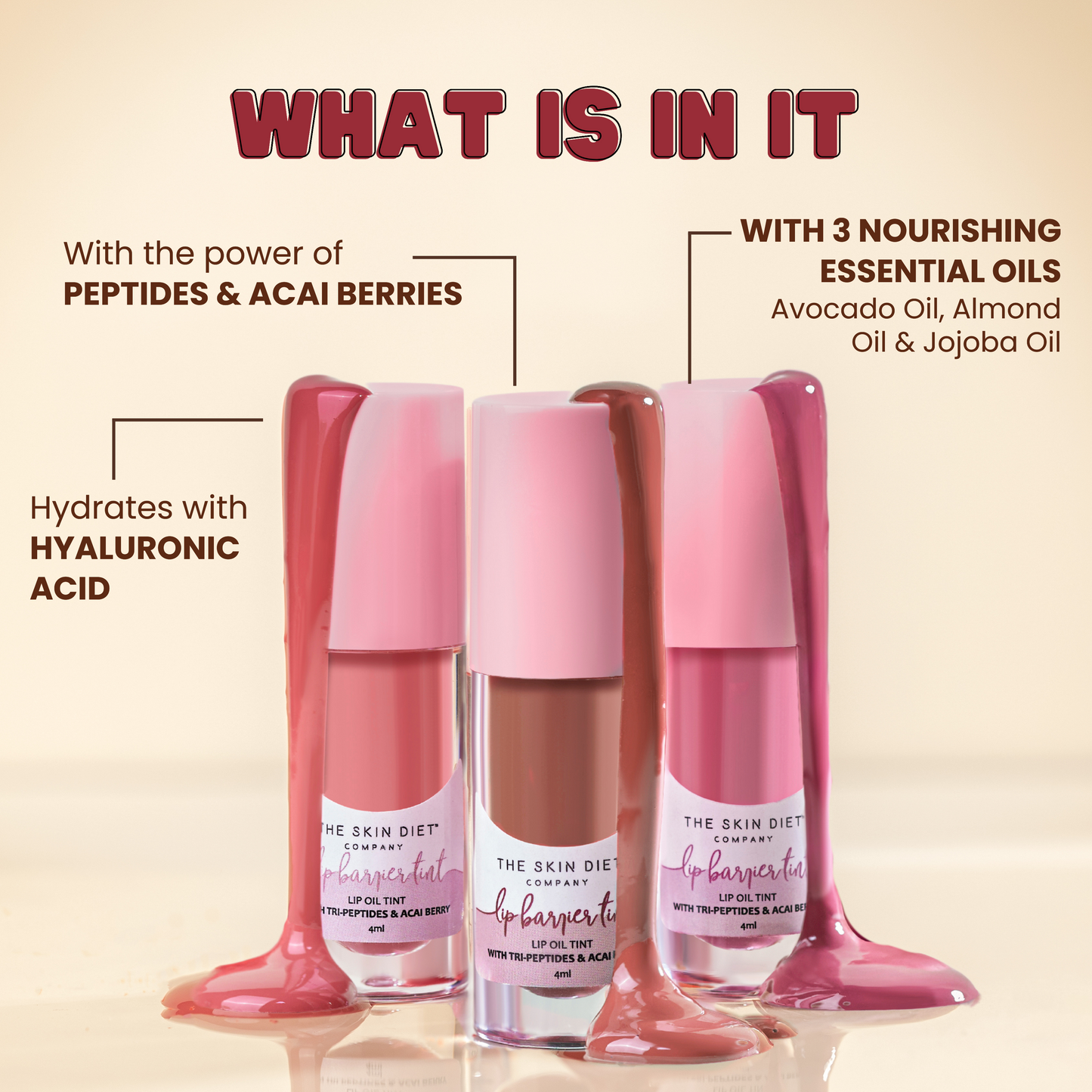 Lip Barrier Tint™️ with Peptides - Brown