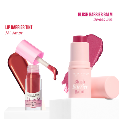 Rosy Makeup Combo (Mi Amor Lip Tint + Sweet Sin Blush)