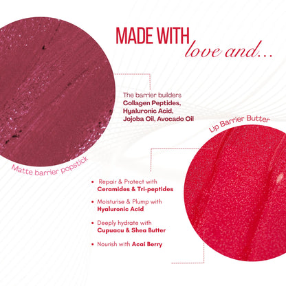 Berry Cherry Lip Combo (Cherry Frost Butter + London Edit Popstick)