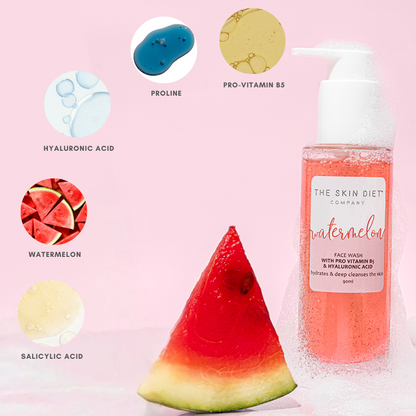 Watermelon Facewash for Clear & Glowy Skin