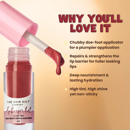 Lip Barrier Tint™️ with Peptides - Brick Red