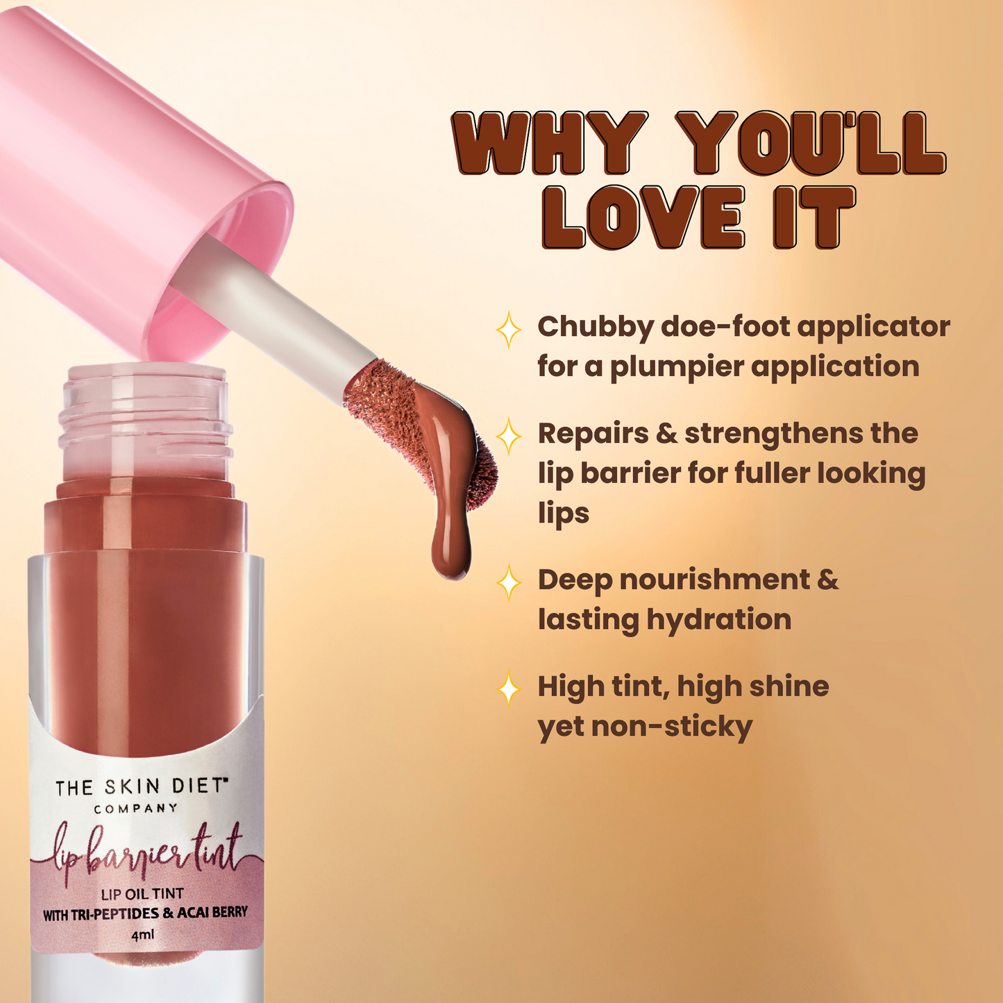 Lip Barrier Tint™️ with Peptides - Brick Red