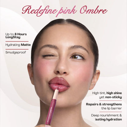 Pink Ombre (London Edit Popstick + Pink Affair Tint)
