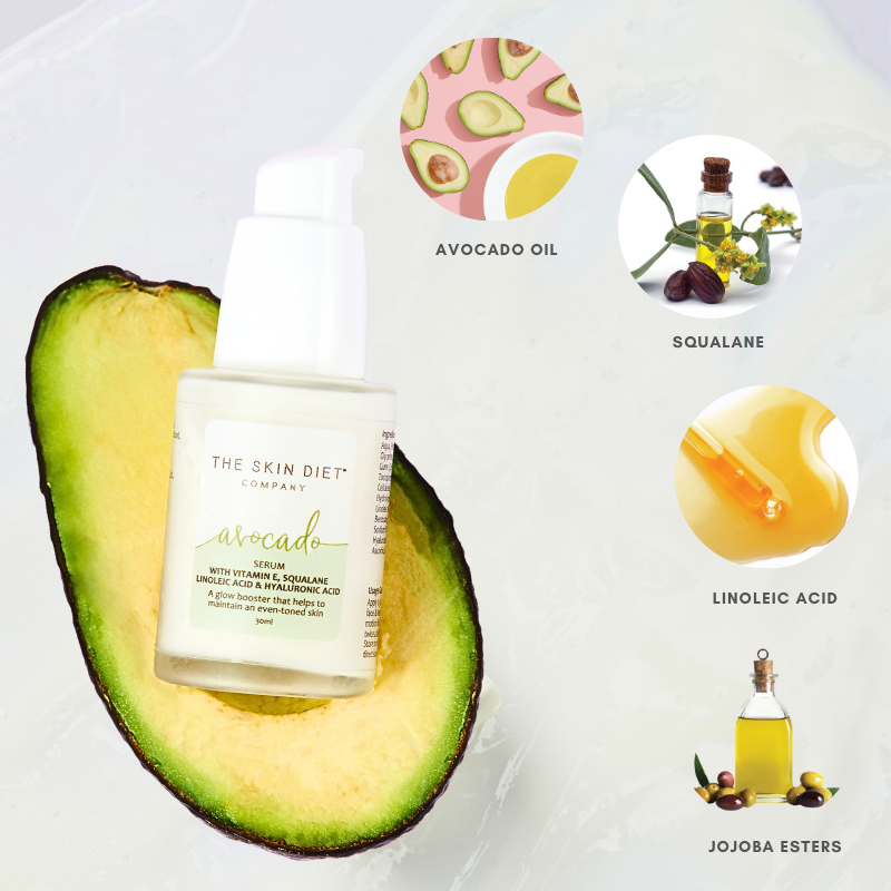 Avocado Serum with Hyaluronic & Squalane - 30ml - Test