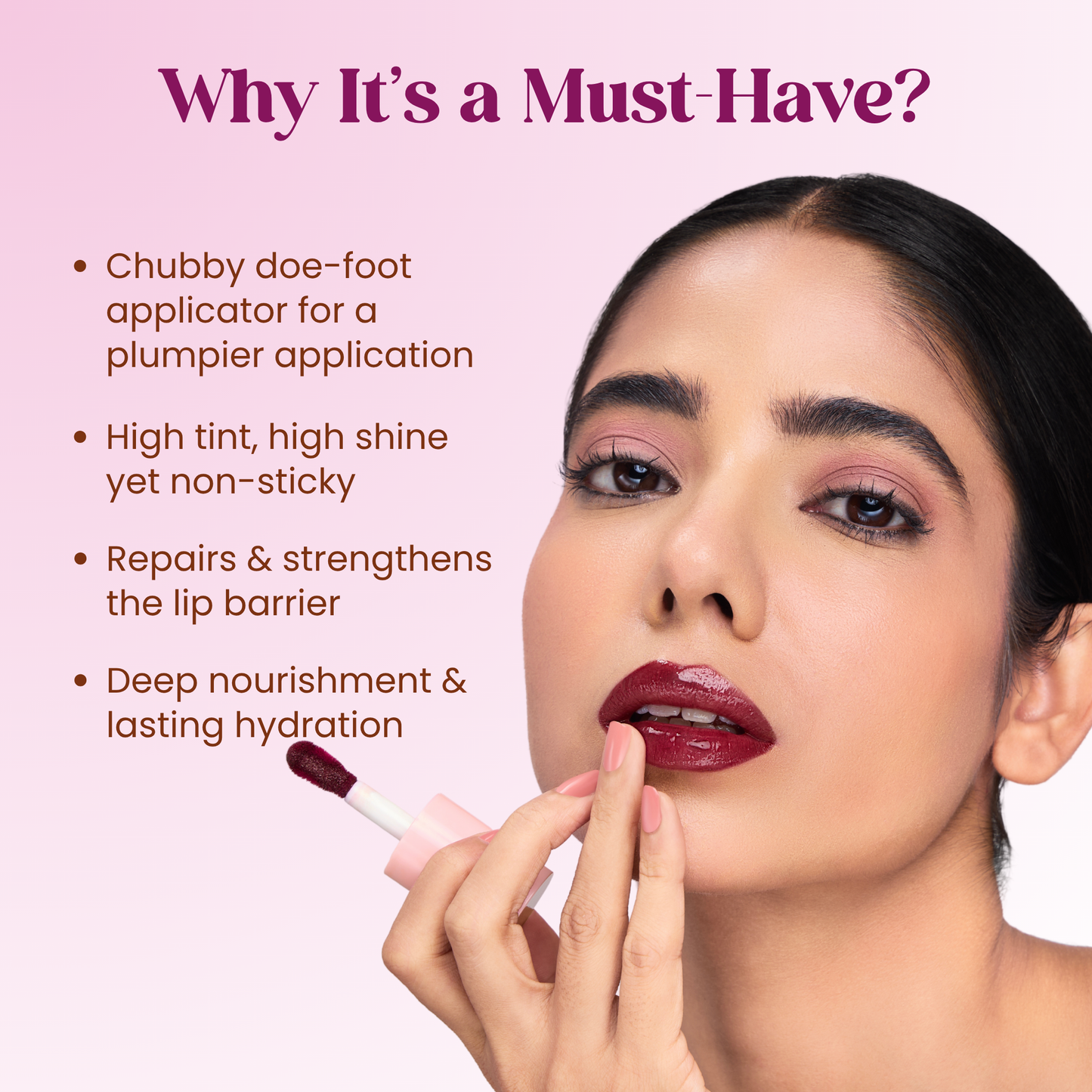 Lip Barrier Tint™️ with Peptides - Wine Crush