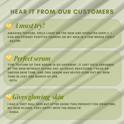 Avocado Serum with Hyaluronic & Squalane - 30ml - Test