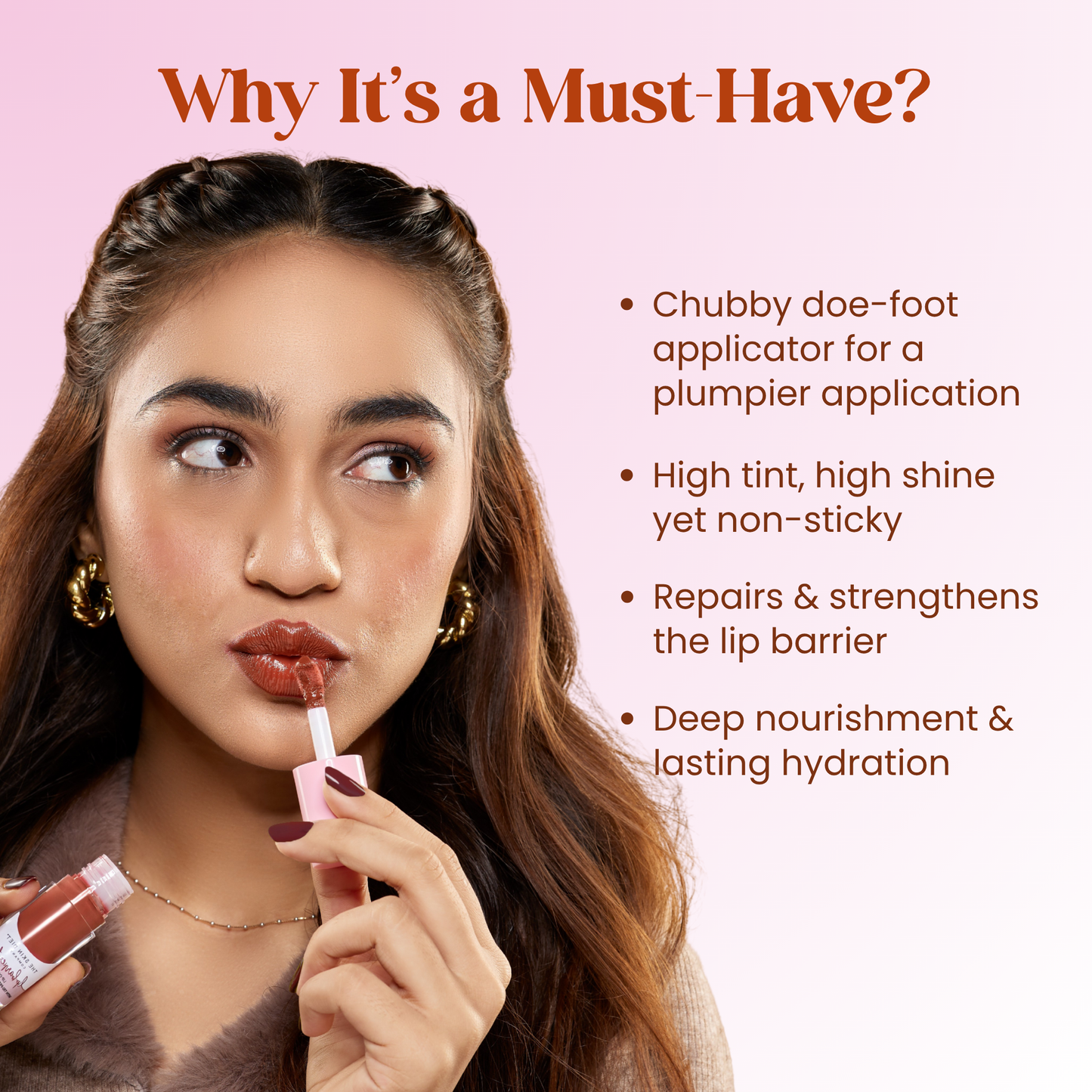Lip Barrier Tint™️ with Peptides - Brown