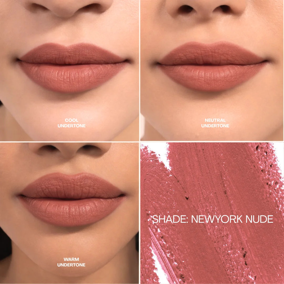 Matte Barrier Popstick -  LipCrayon + Lipliner - New York Nude