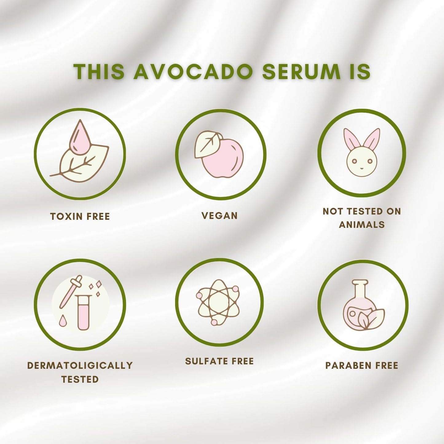 Avocado Serum with Hyaluronic & Squalane (30ml)