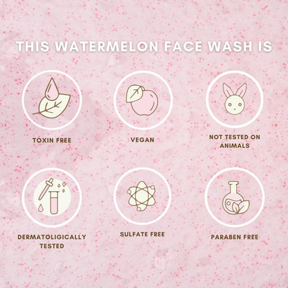 Free - Watermelon Facewash for Clear & Glowy Skin (30ml)