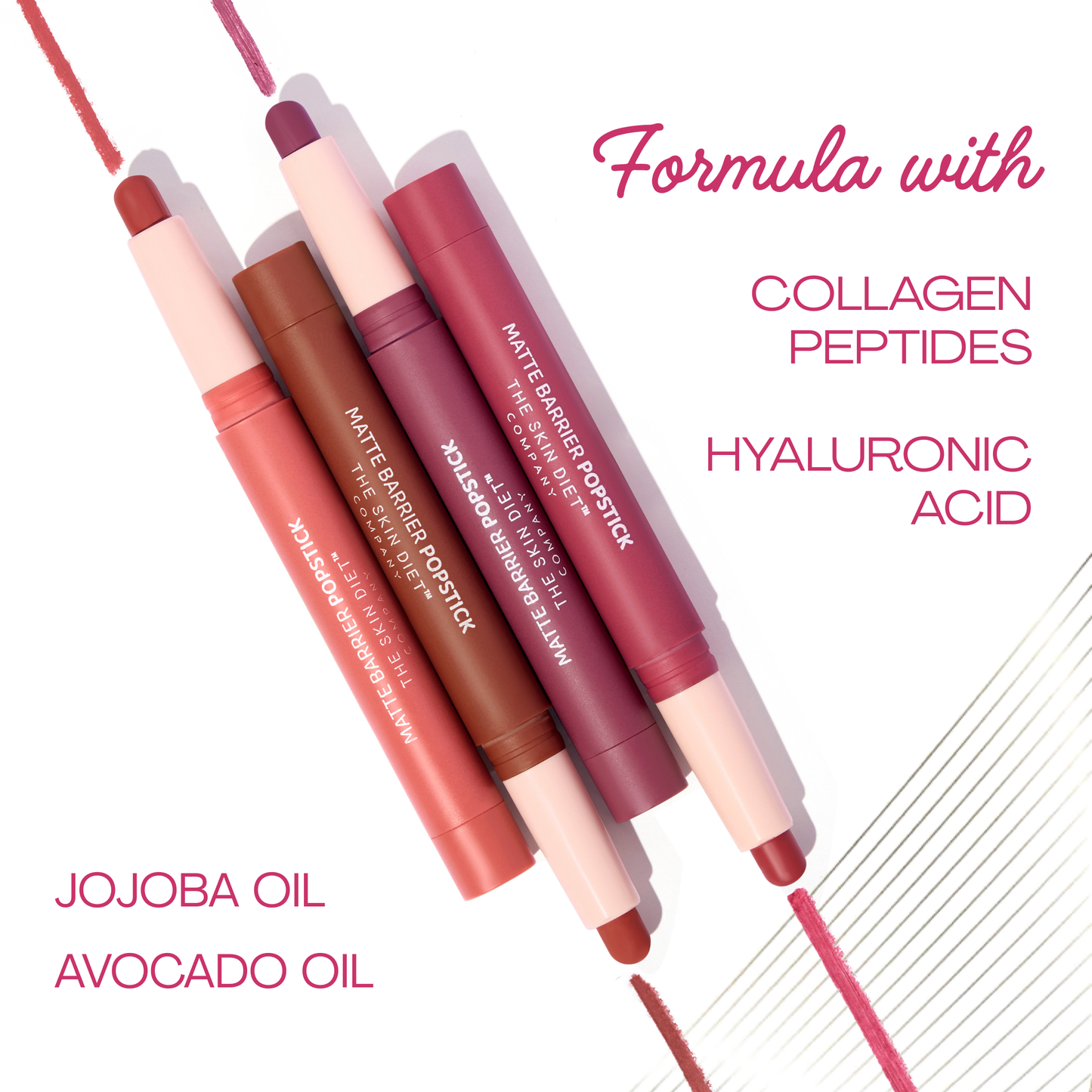 Matte Barrier Popstick -  LipCrayon + Lipliner - Paris Rose