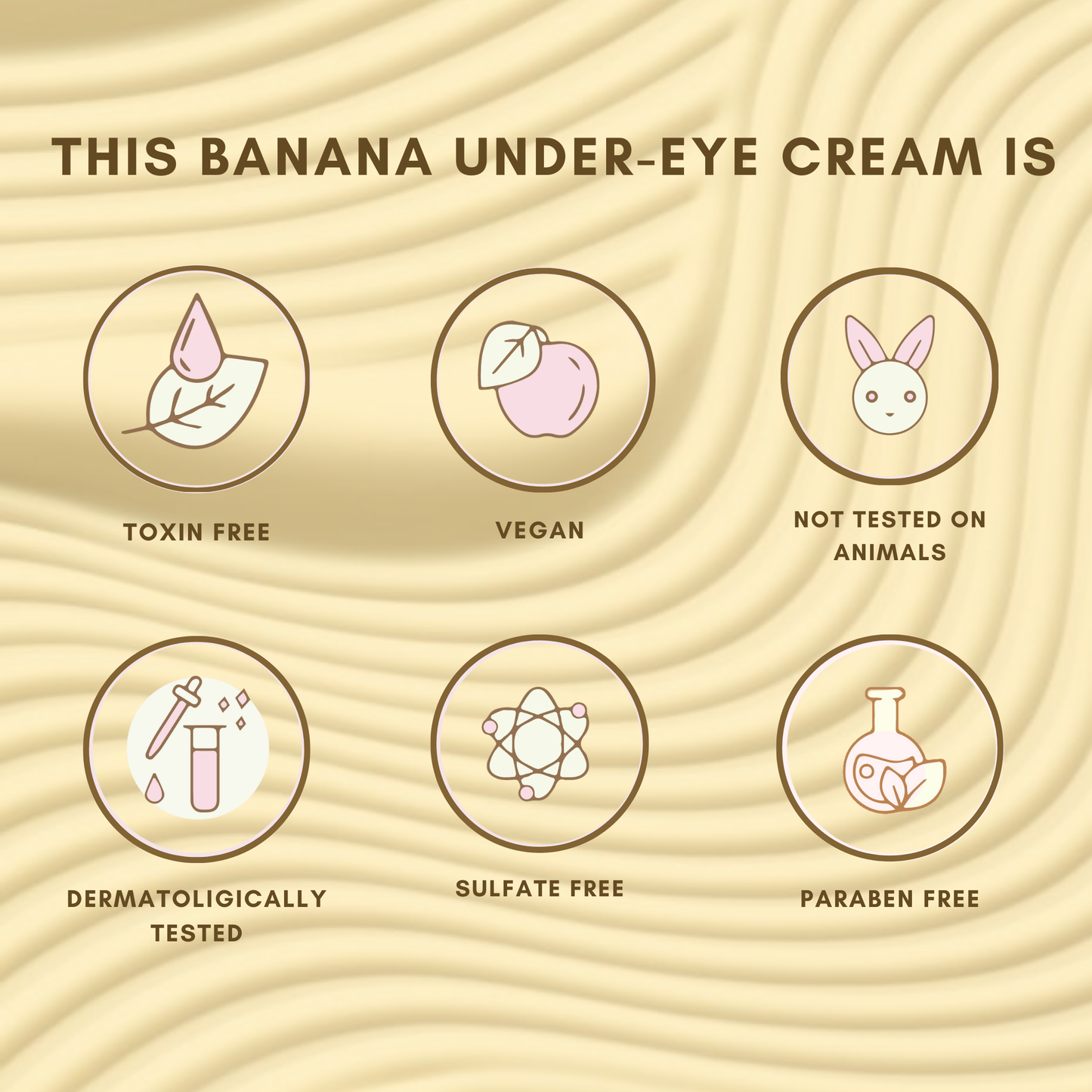 Banana Under-Eye Cream for Dark Circles & Dry Eyes
