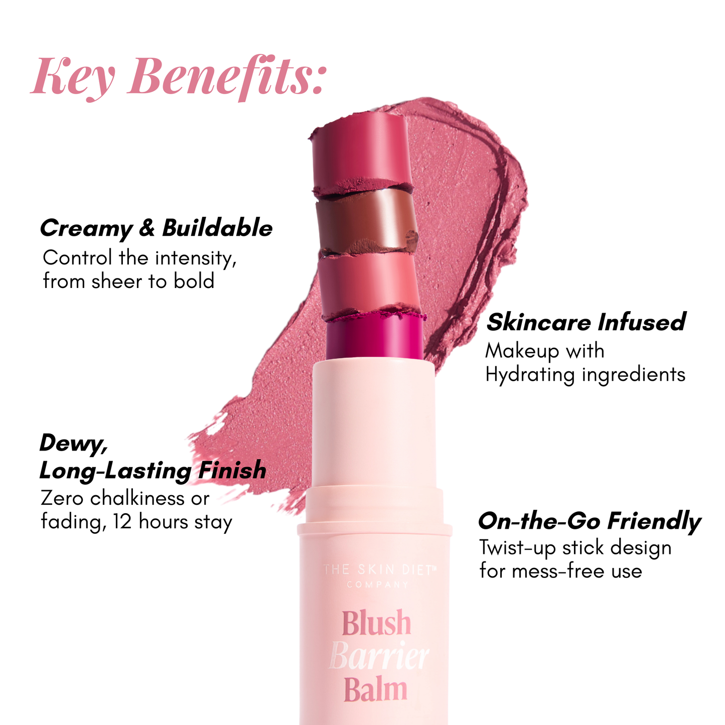 Blush Barrier Balm - Glow & Go Multistick - Tiara Tint