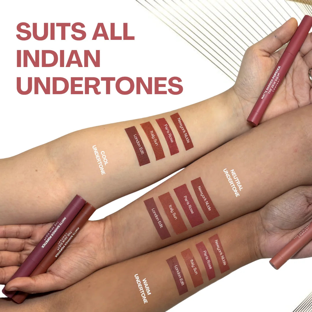 Matte Barrier Popstick -  LipCrayon + Lipliner - New York Nude