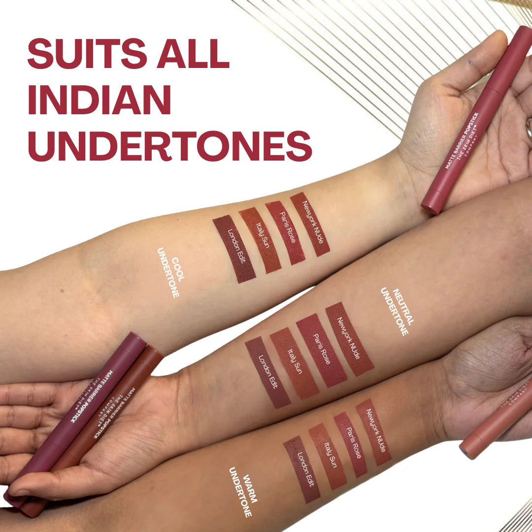 Matte Barrier Popstick -  LipCrayon + Lipliner - London Edit