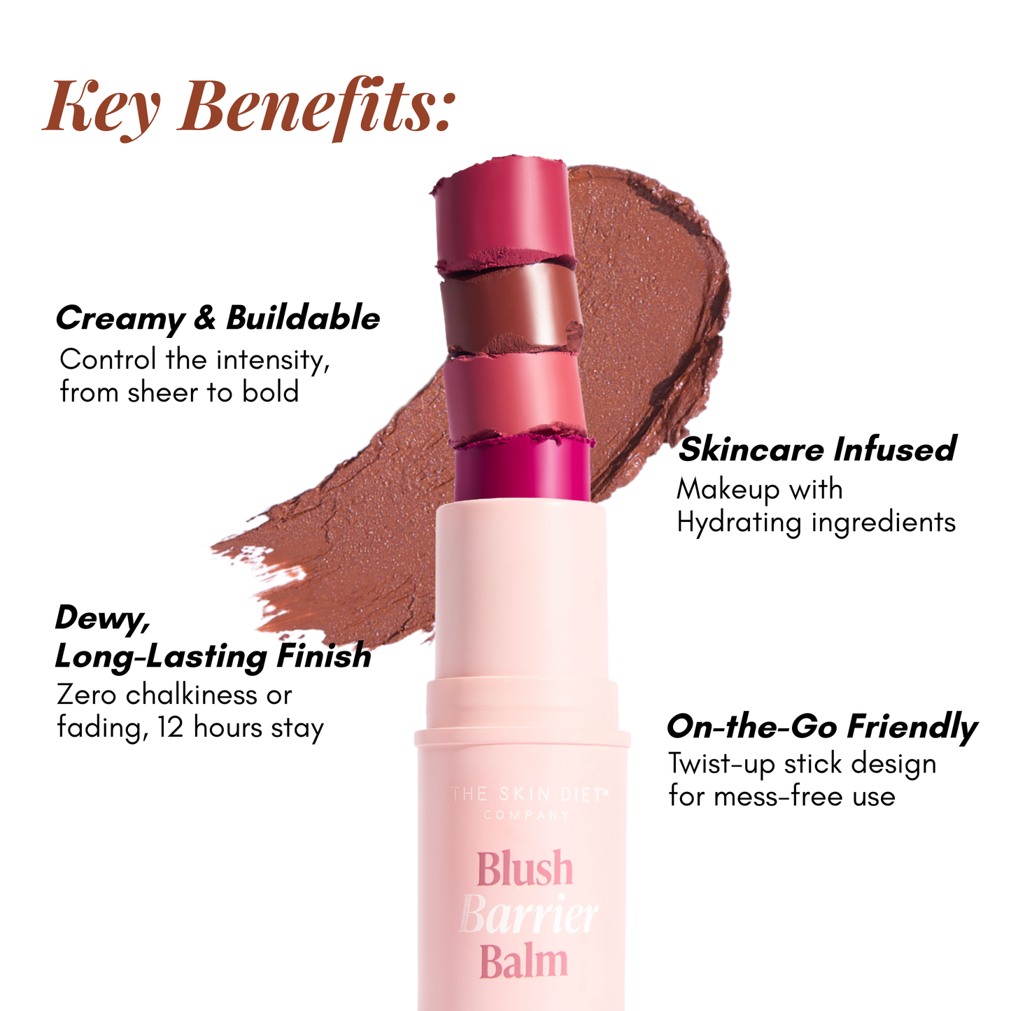 Blush Barrier Balm - Glow & Go Multistick - Bombay Burnt