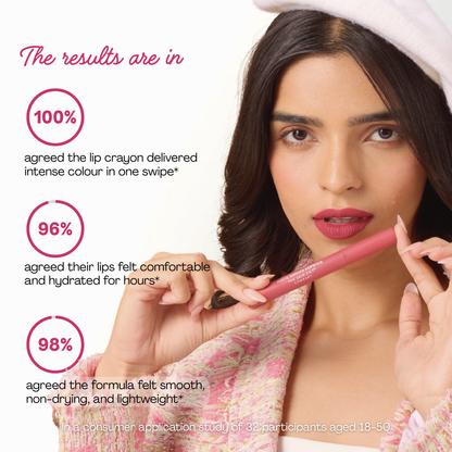 Matte Barrier Popstick -  LipCrayon + Lipliner - Paris Rose