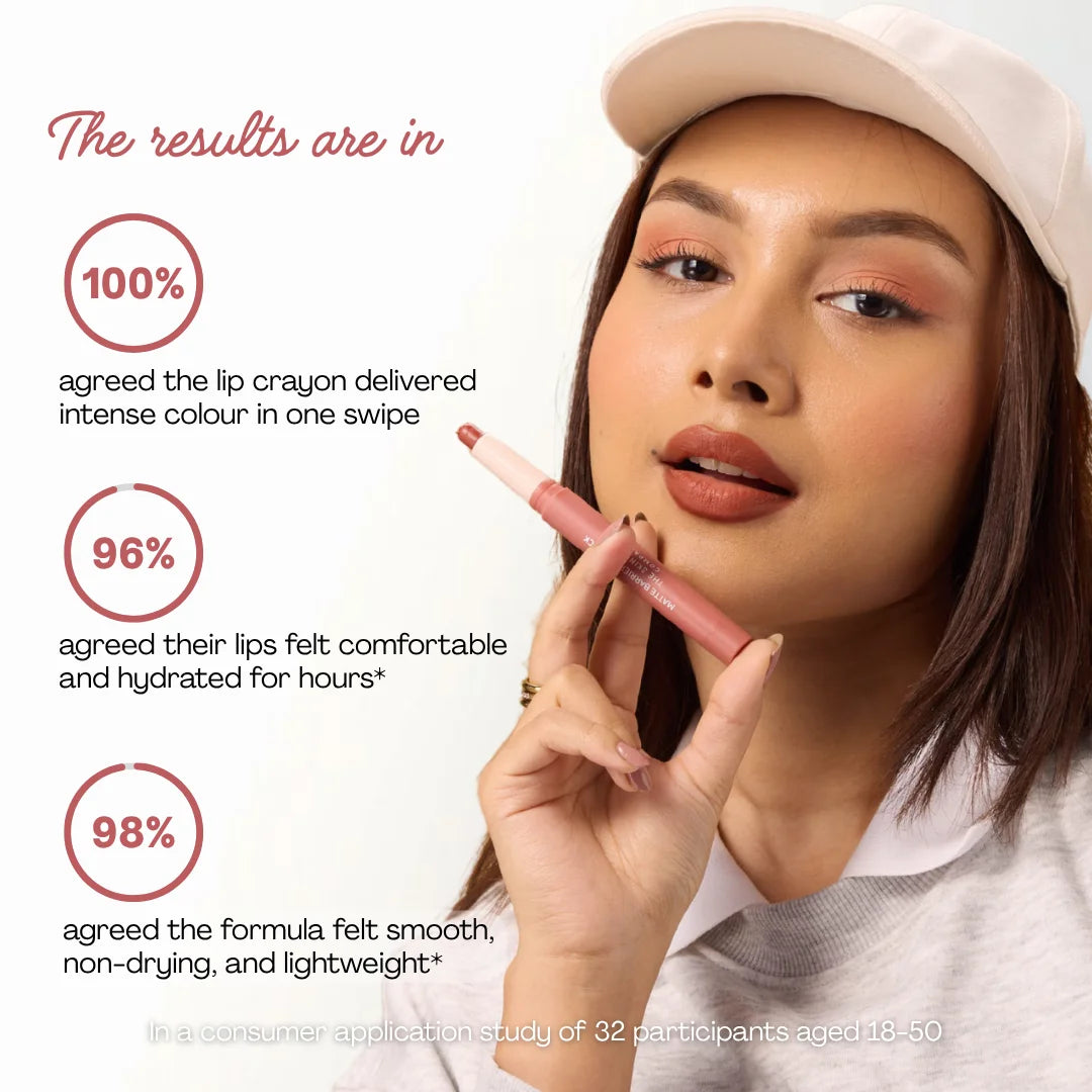 Matte Barrier Popstick -  LipCrayon + Lipliner - New York Nude
