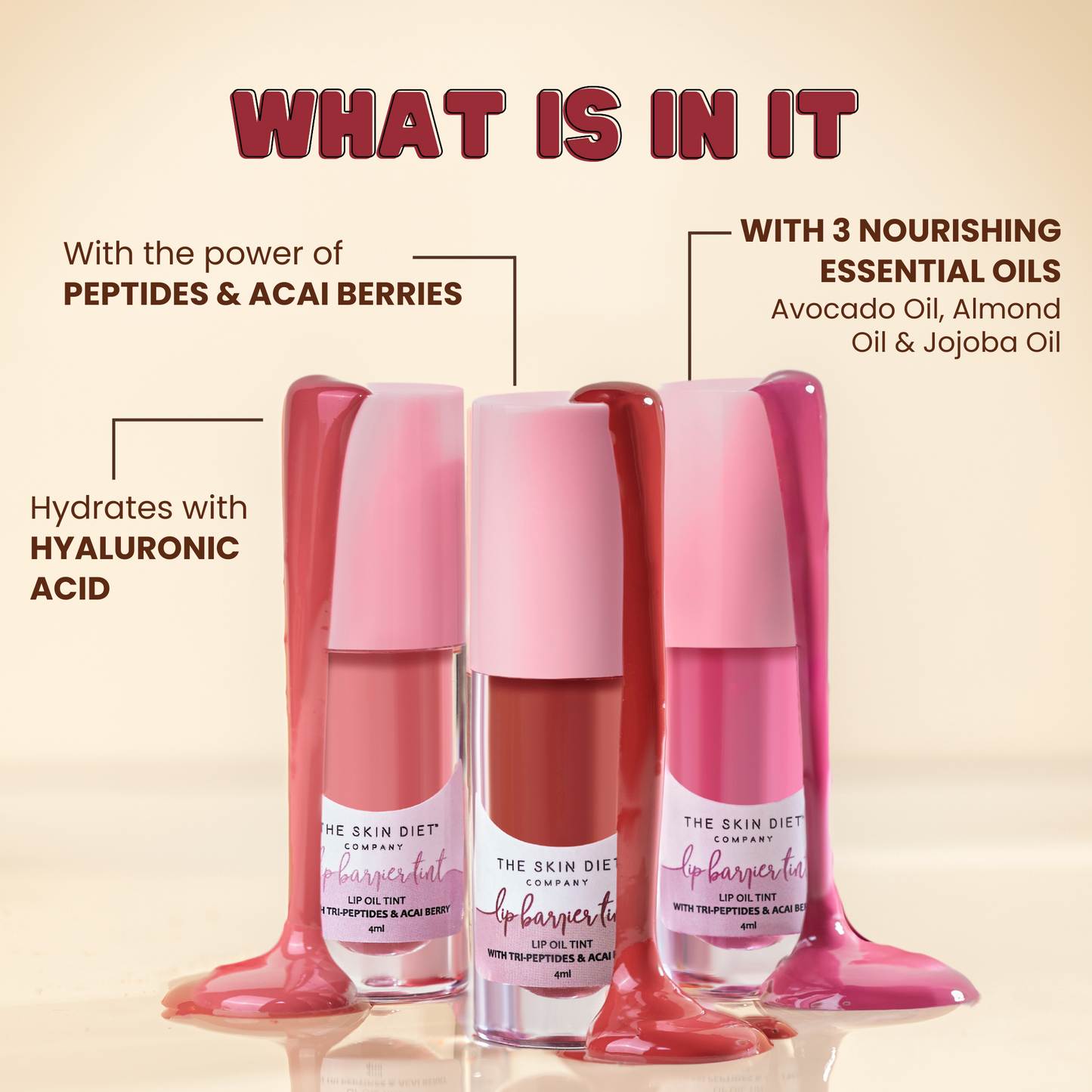 Lip Barrier Tint™️ with Peptides - Brick Red