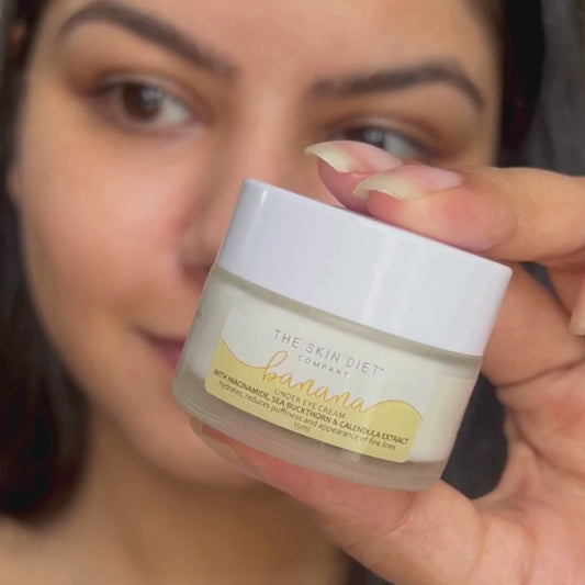 Banana Under-Eye Cream for Dark Circles & Dry Eyes