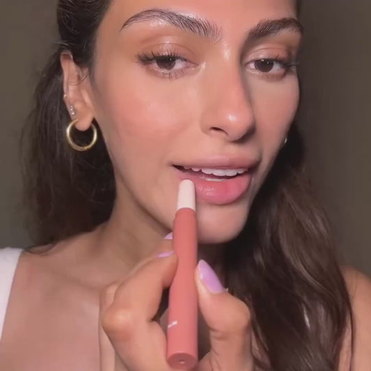 Matte Barrier Popstick -  LipCrayon + Lipliner - New York Nude